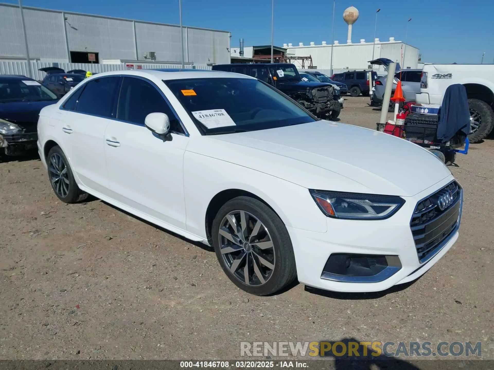1 Фотография поврежденного автомобиля WAUGMAF44LN013504 AUDI A4 2020