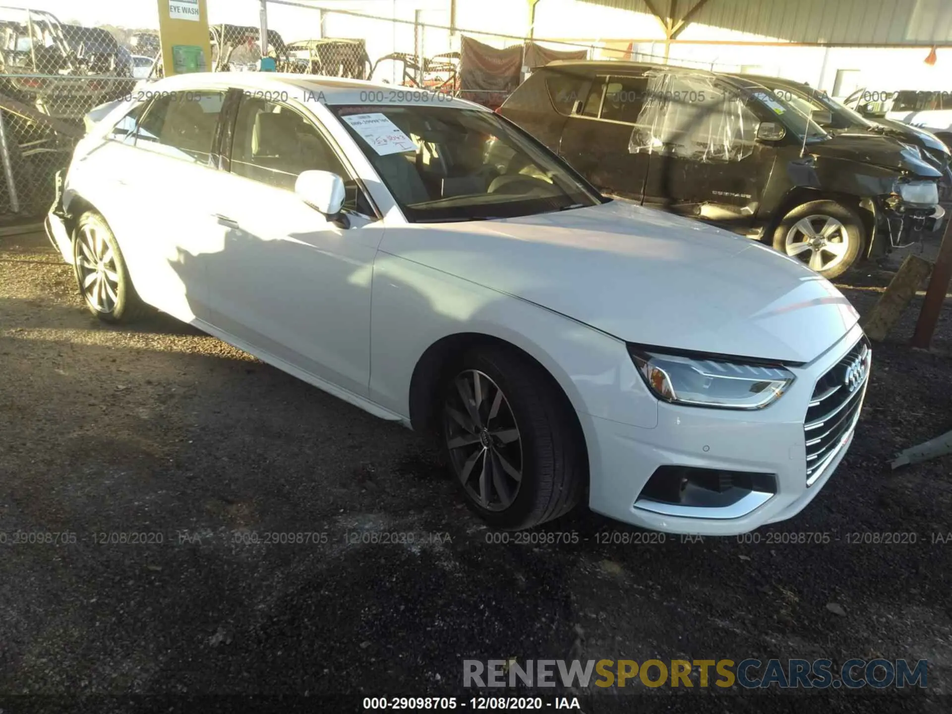 1 Photograph of a damaged car WAUHMAF47LA039574 AUDI A4 2020