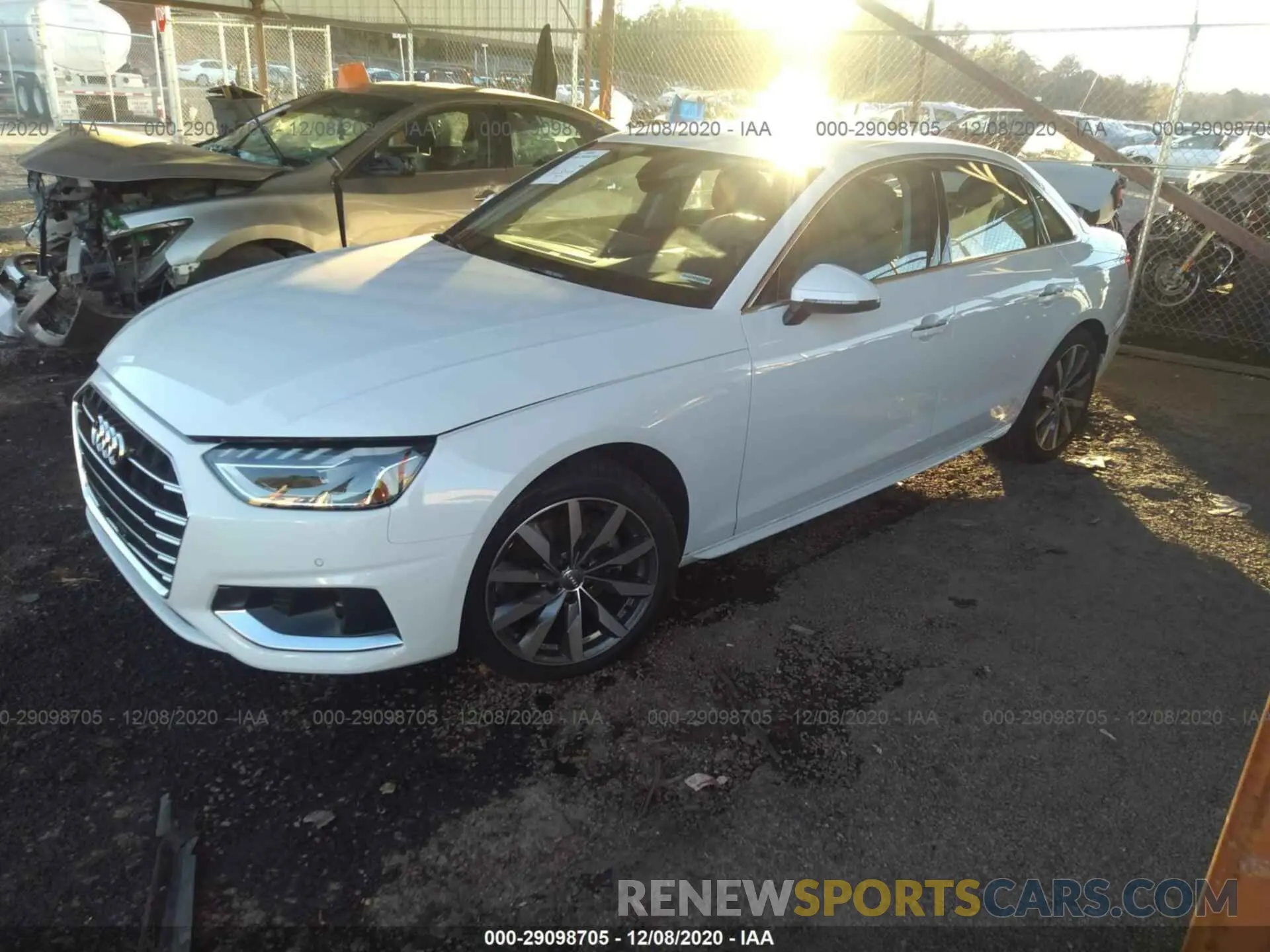 2 Photograph of a damaged car WAUHMAF47LA039574 AUDI A4 2020