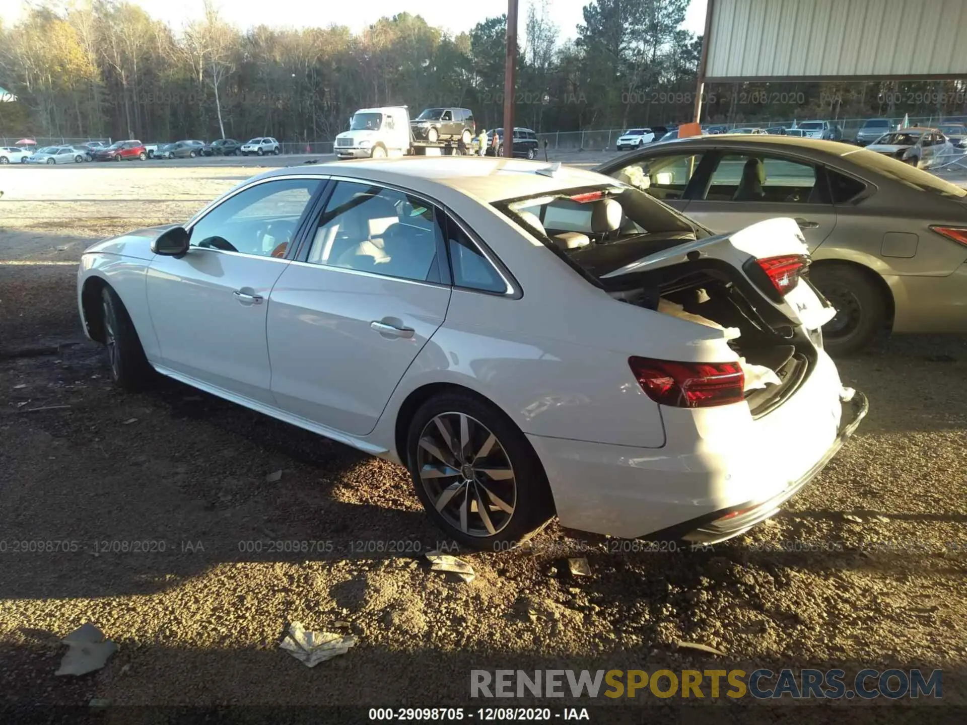 3 Photograph of a damaged car WAUHMAF47LA039574 AUDI A4 2020