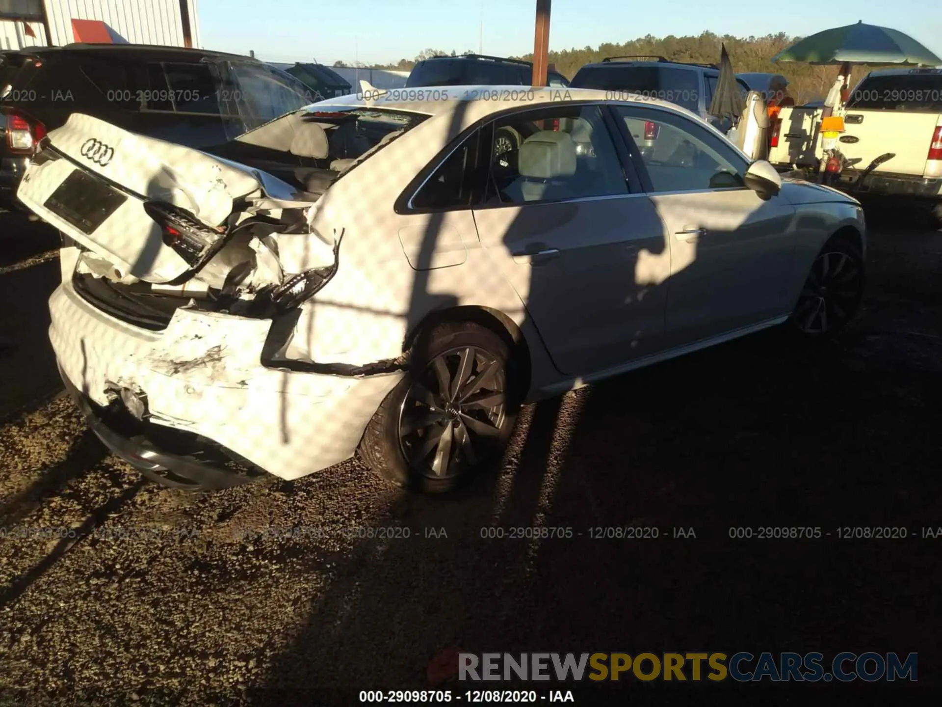 4 Photograph of a damaged car WAUHMAF47LA039574 AUDI A4 2020
