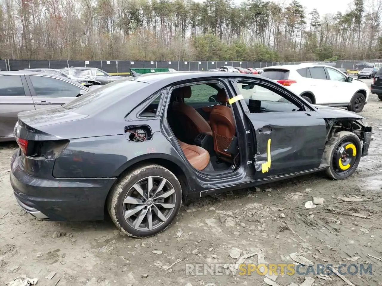 3 Photograph of a damaged car WAUHMAF4XLA061147 AUDI A4 2020
