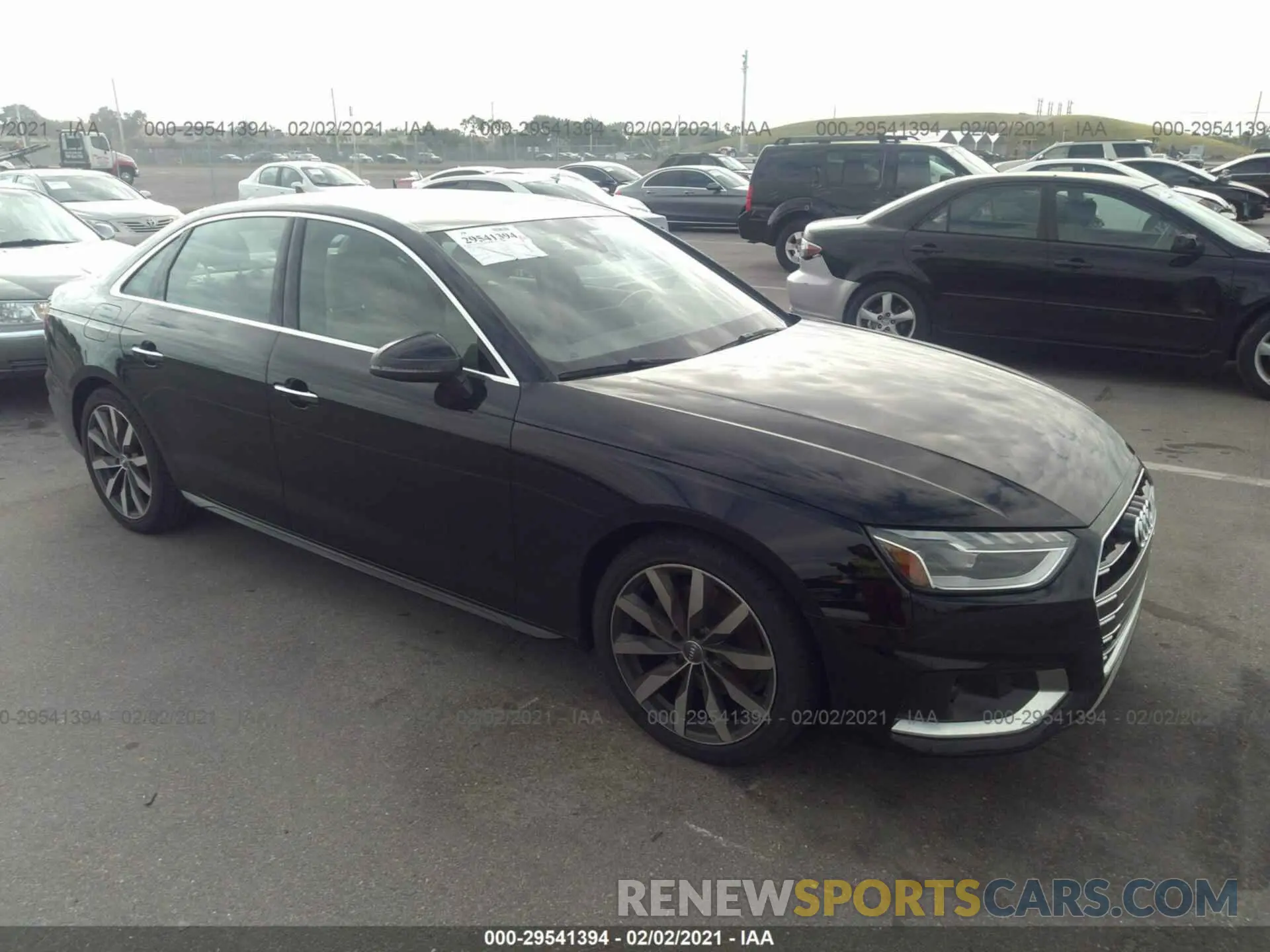 1 Photograph of a damaged car WAUHMAF4XLN007372 AUDI A4 2020