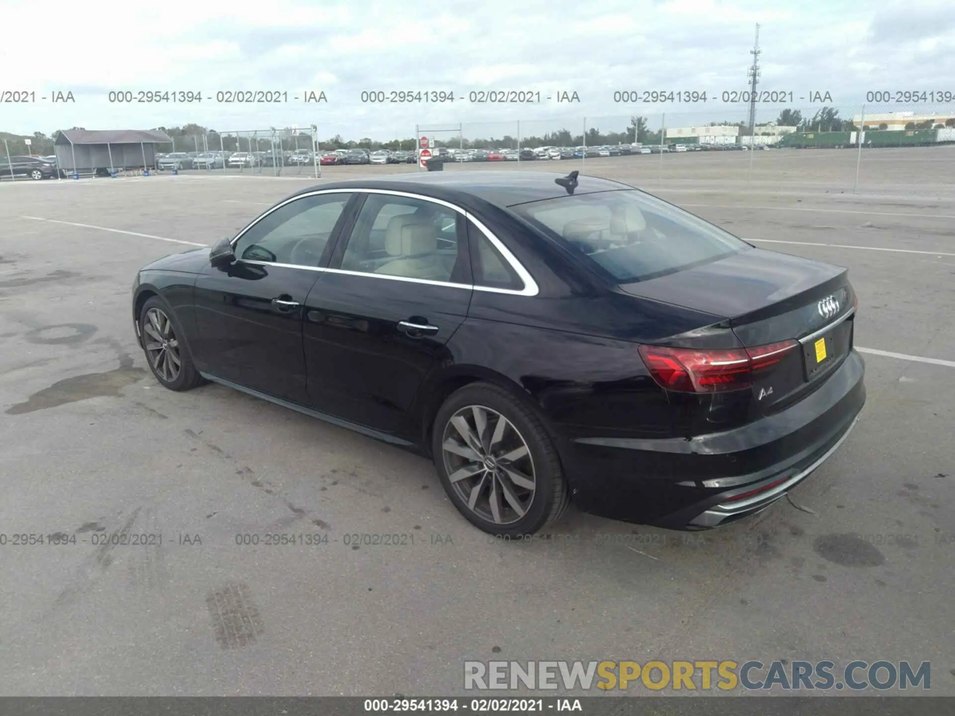 3 Photograph of a damaged car WAUHMAF4XLN007372 AUDI A4 2020