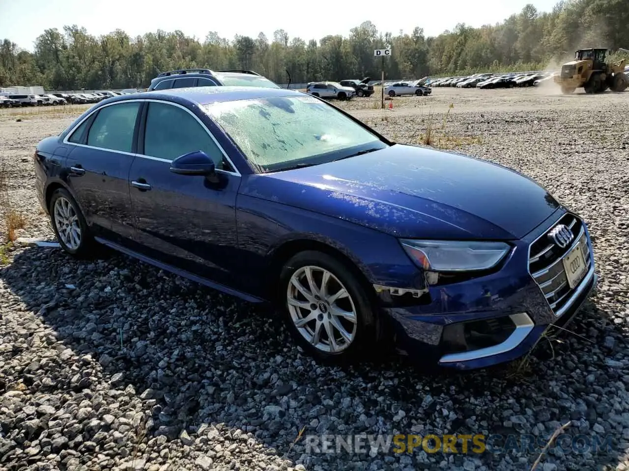 4 Фотография поврежденного автомобиля WAUABAF41MA059702 AUDI A4 2021