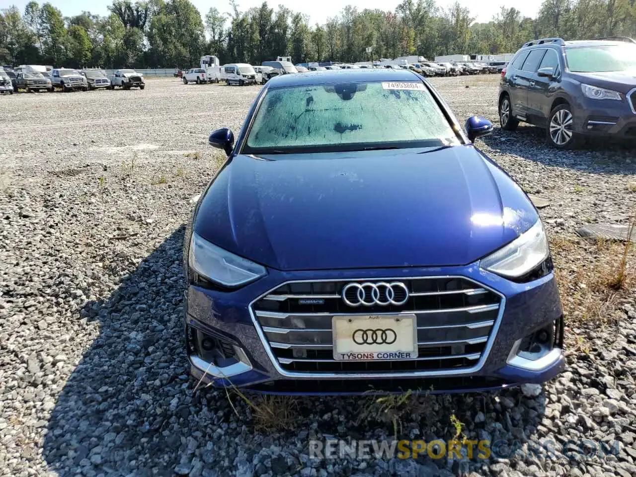 5 Фотография поврежденного автомобиля WAUABAF41MA059702 AUDI A4 2021