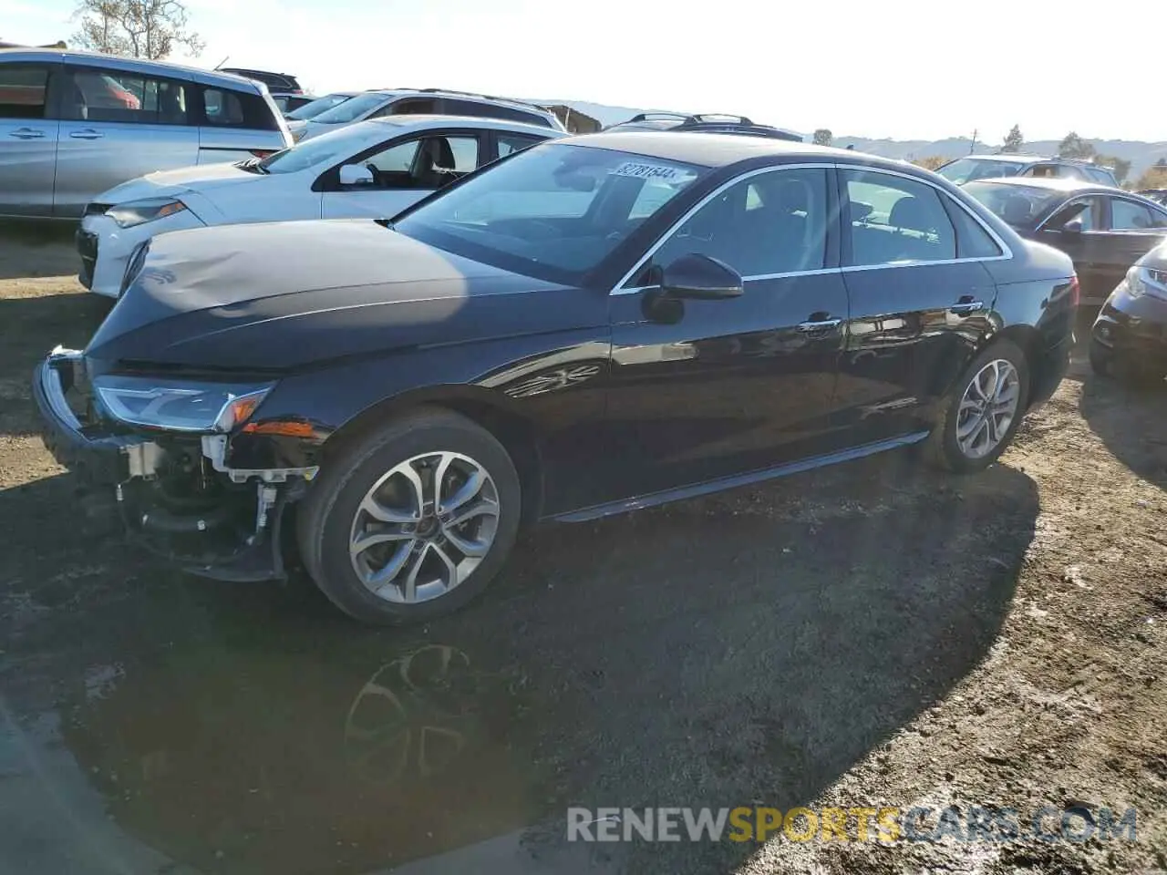1 Фотография поврежденного автомобиля WAUABAF41MA071185 AUDI A4 2021