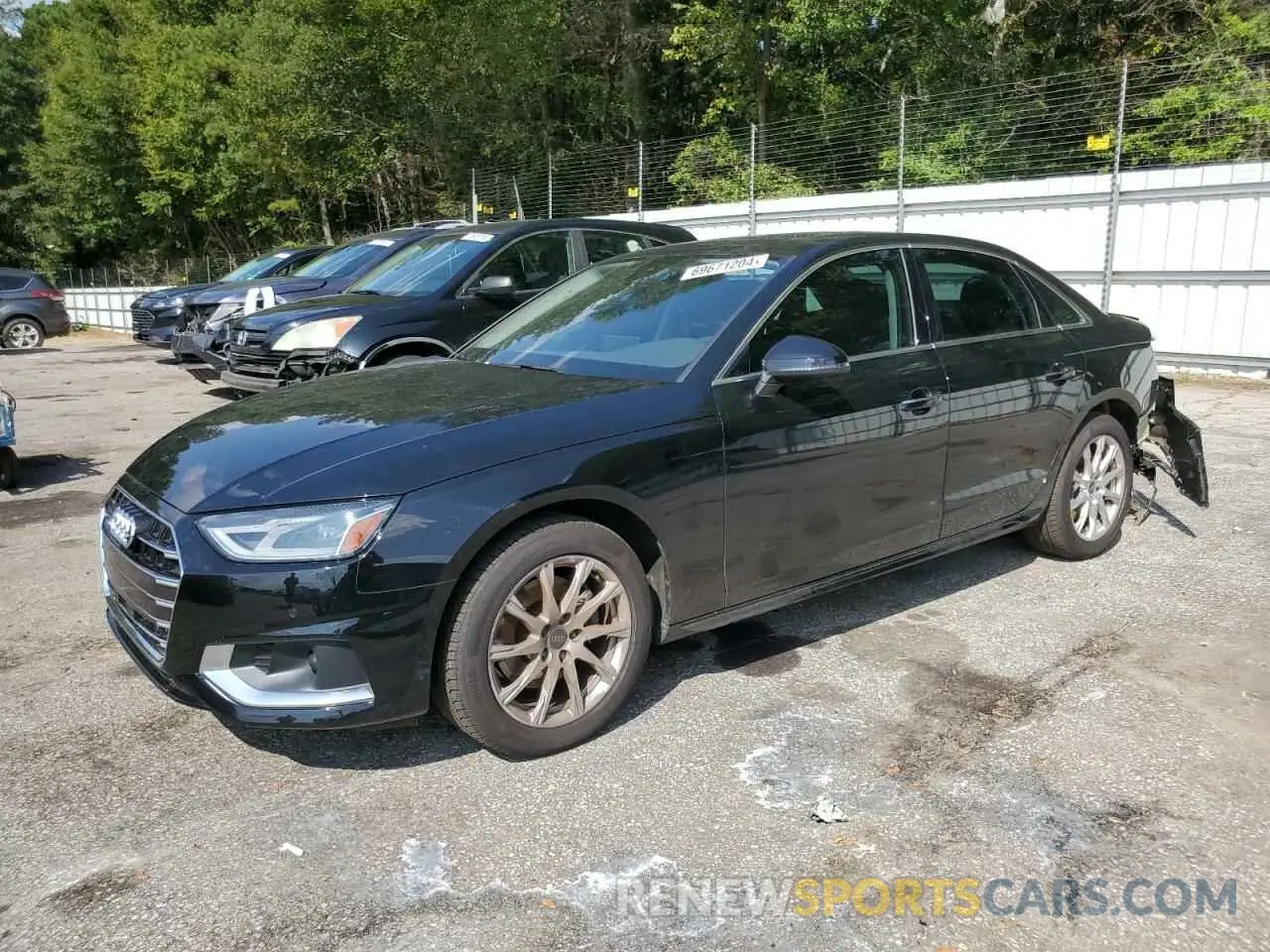 1 Фотография поврежденного автомобиля WAUABAF45MA073408 AUDI A4 2021