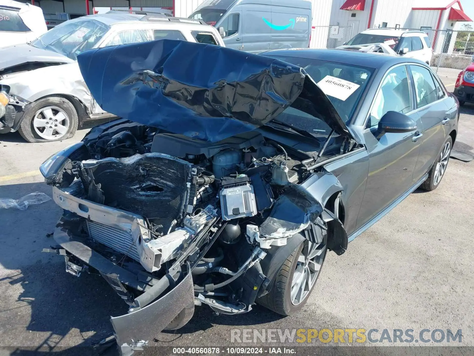 6 Photograph of a damaged car WAUABAF45MN010110 AUDI A4 2021