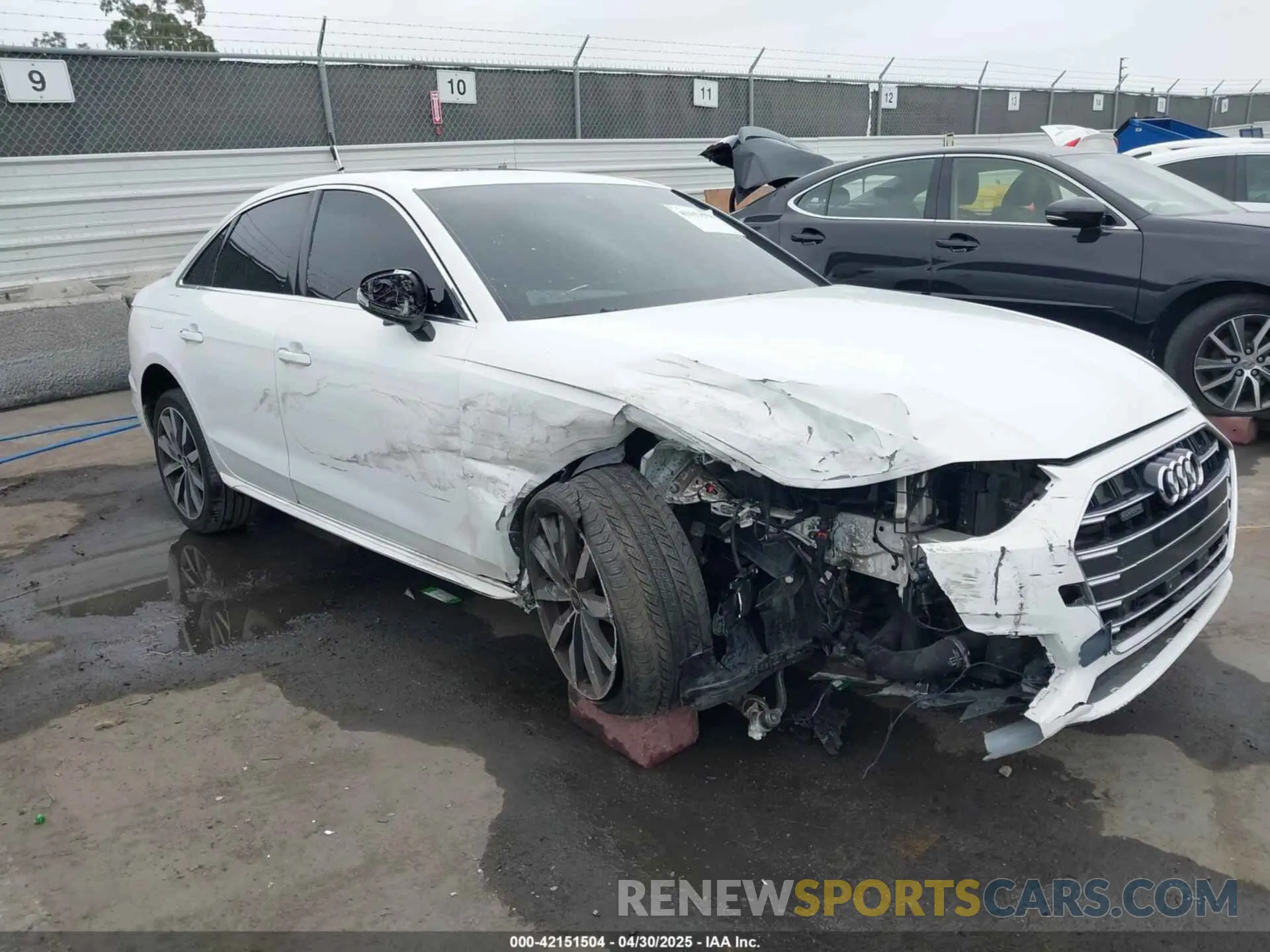 1 Photograph of a damaged car WAUABAF46MA051529 AUDI A4 2021