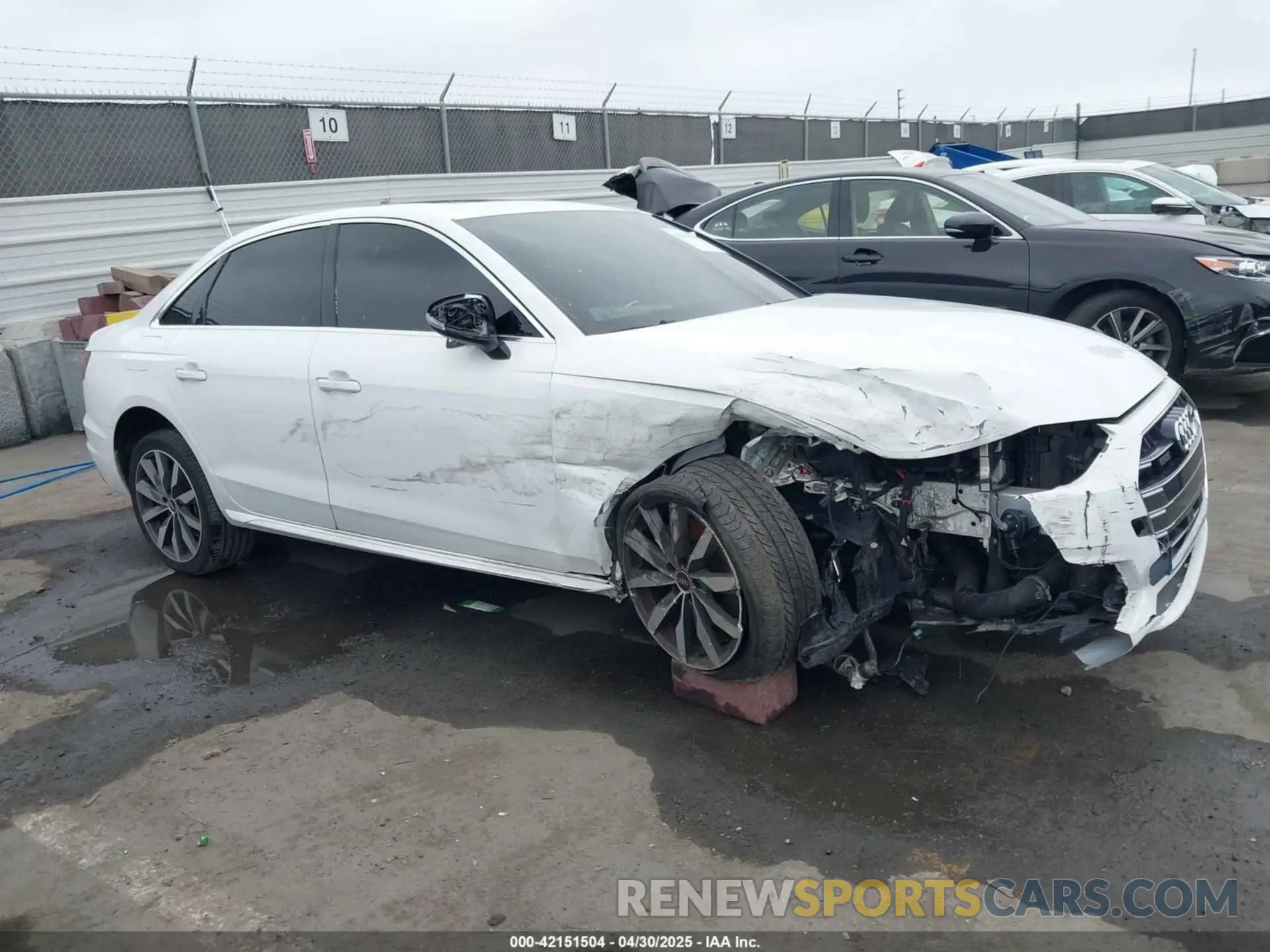 13 Photograph of a damaged car WAUABAF46MA051529 AUDI A4 2021