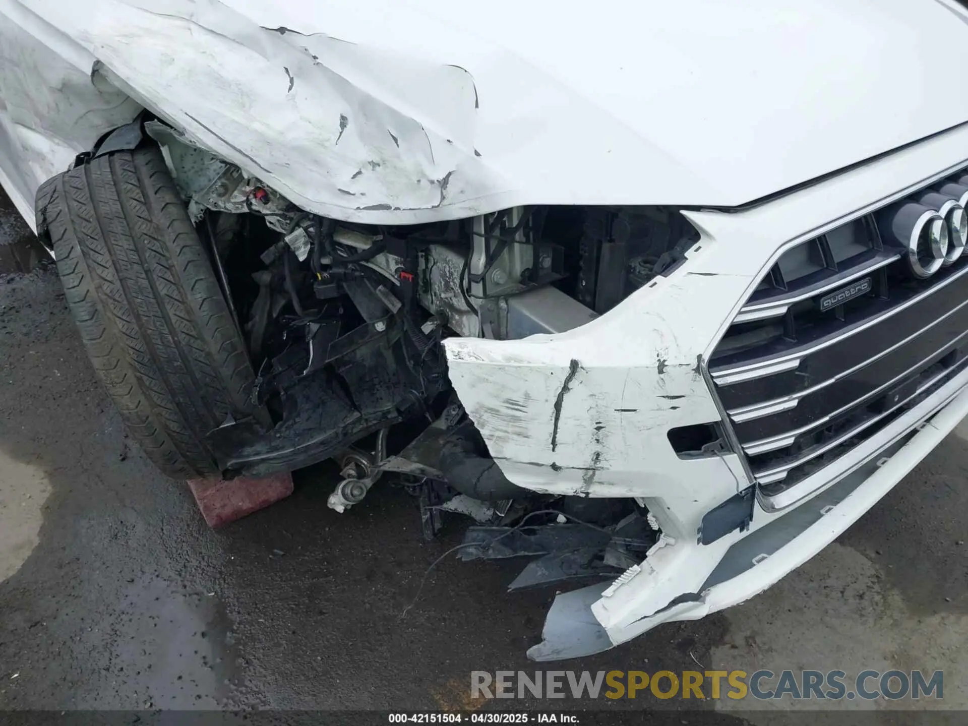 6 Photograph of a damaged car WAUABAF46MA051529 AUDI A4 2021