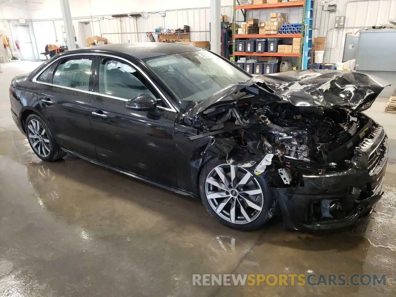 4 Фотография поврежденного автомобиля WAUABAF46MN013548 AUDI A4 2021