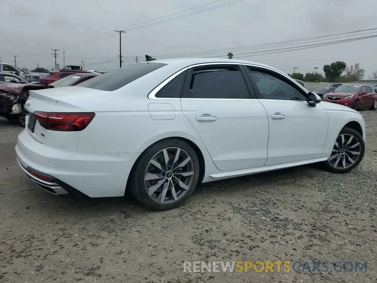 3 Photograph of a damaged car WAUABAF47MA042337 AUDI A4 2021