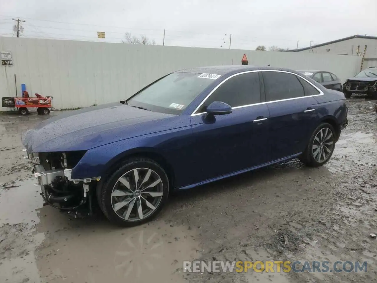 1 Фотография поврежденного автомобиля WAUABAF47MN002302 AUDI A4 2021