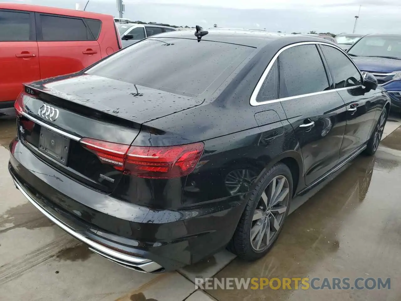 3 Фотография поврежденного автомобиля WAUABAF47MN002932 AUDI A4 2021