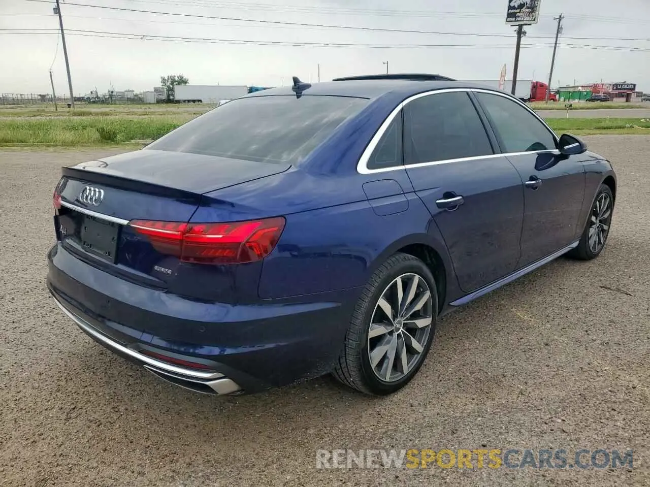 4 Фотография поврежденного автомобиля WAUABAF47MN005975 AUDI A4 2021