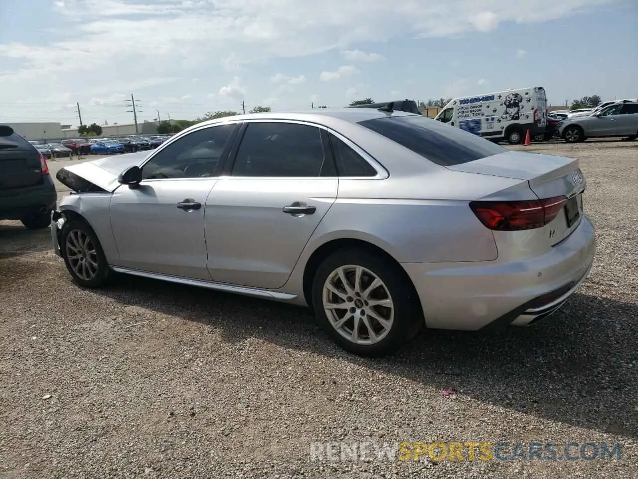 2 Фотография поврежденного автомобиля WAUABAF48MA037891 AUDI A4 2021