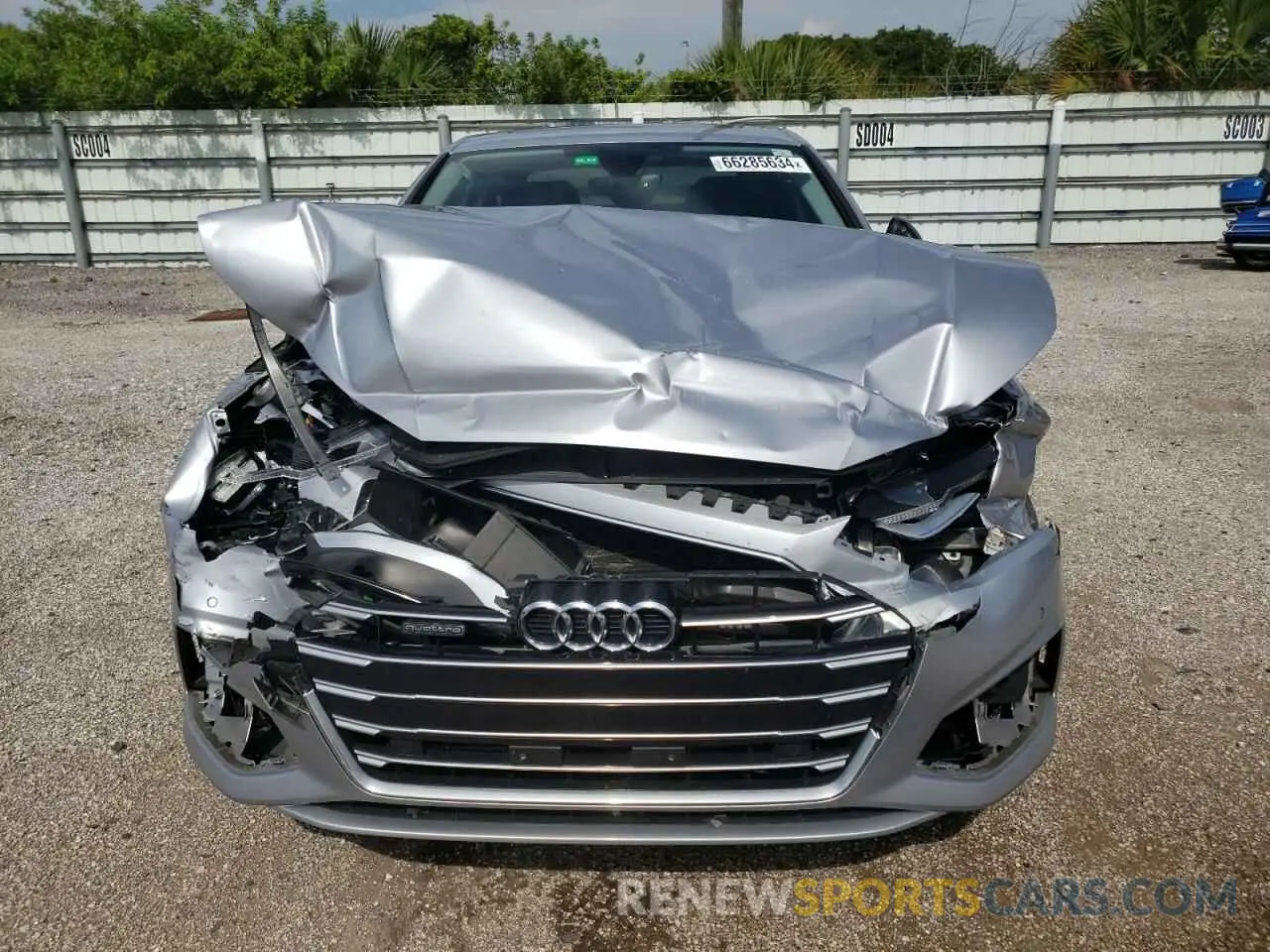 5 Фотография поврежденного автомобиля WAUABAF48MA037891 AUDI A4 2021