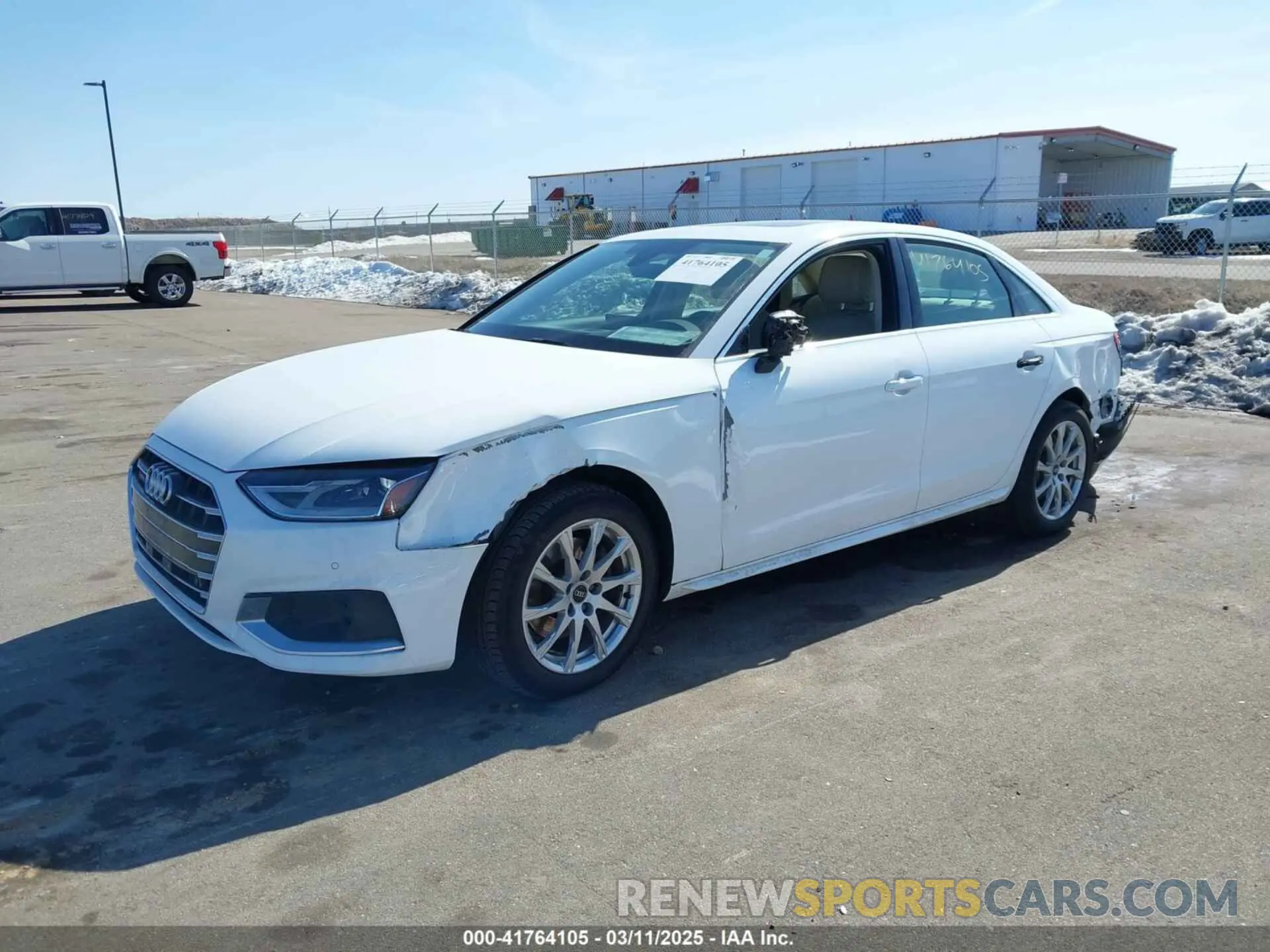 14 Фотография поврежденного автомобиля WAUABAF48MA087027 AUDI A4 2021