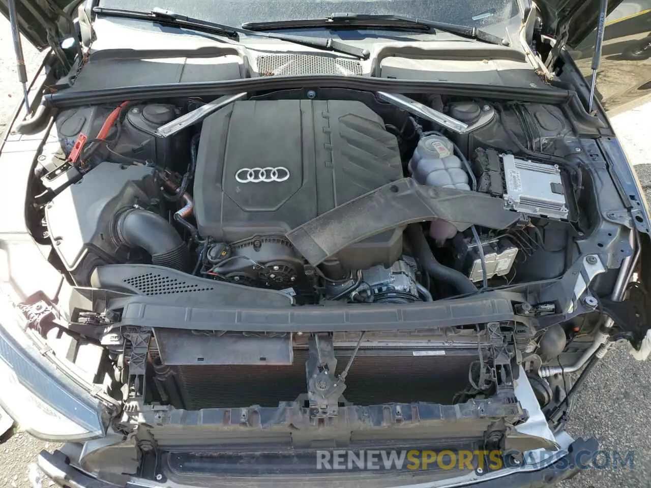 11 Фотография поврежденного автомобиля WAUABAF48MA087318 AUDI A4 2021