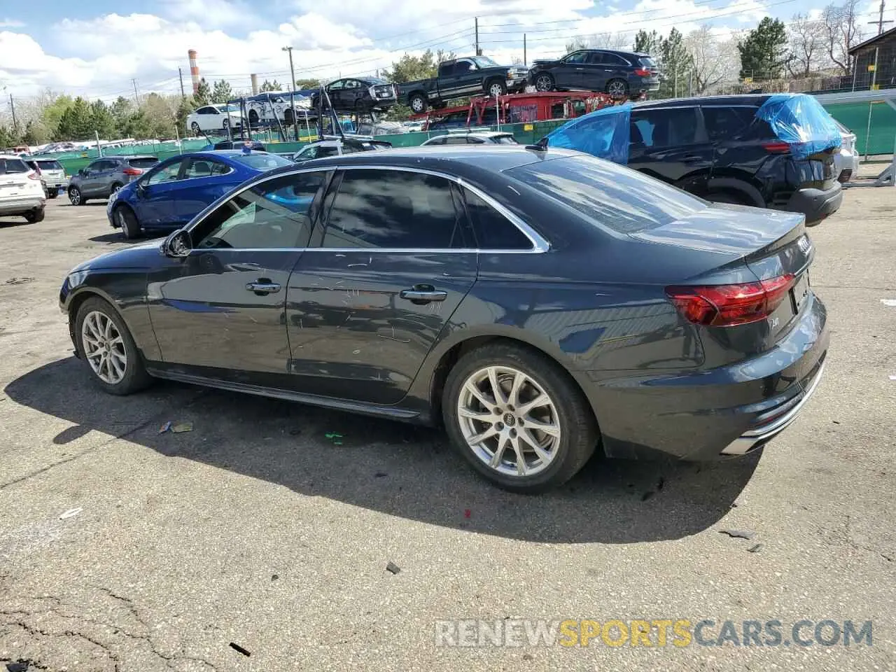 2 Фотография поврежденного автомобиля WAUABAF48MA087318 AUDI A4 2021
