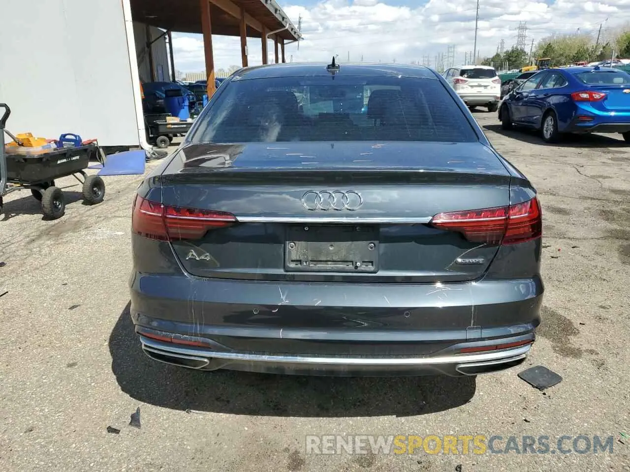 6 Фотография поврежденного автомобиля WAUABAF48MA087318 AUDI A4 2021