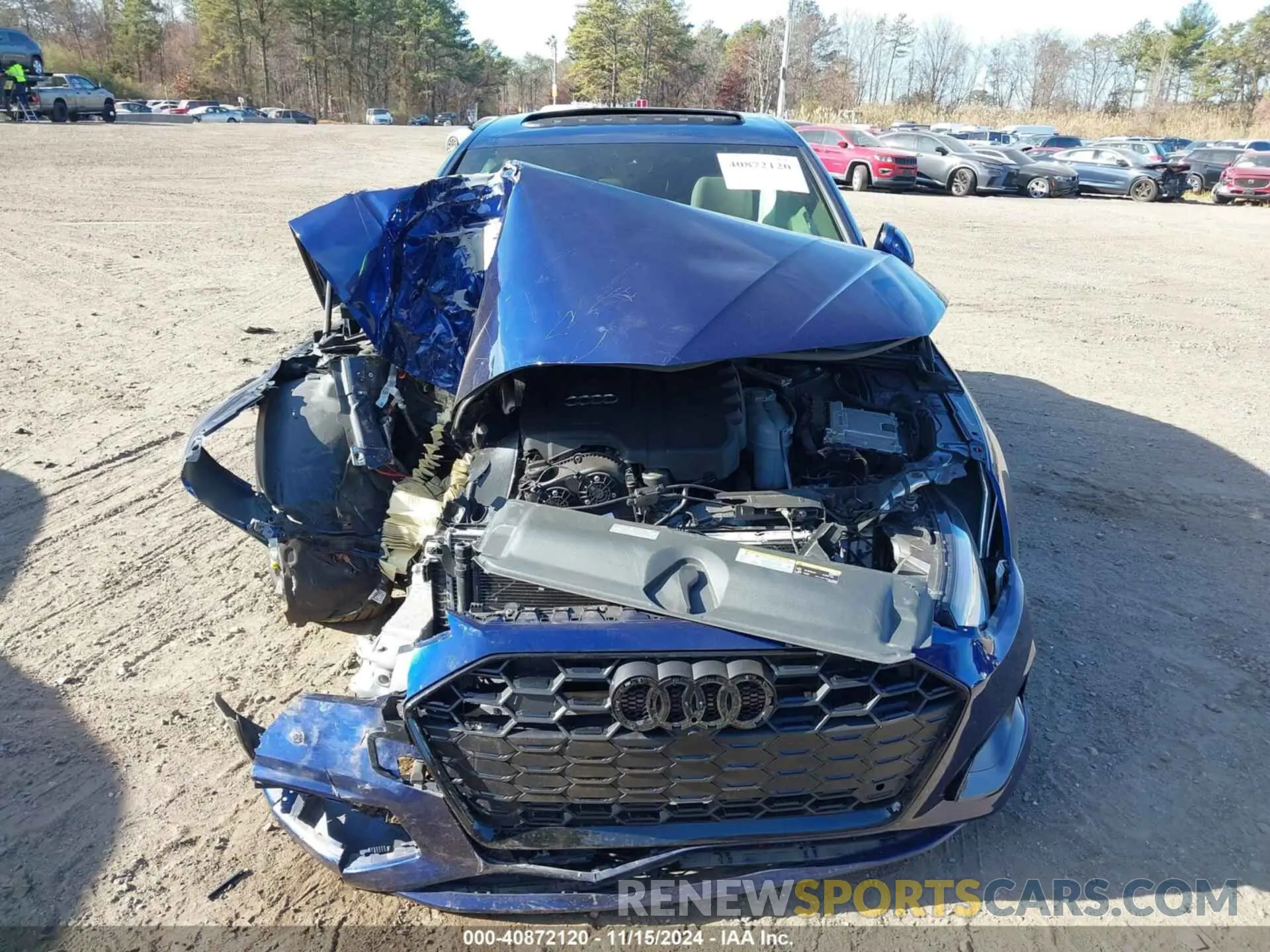 12 Фотография поврежденного автомобиля WAUABAF48MN006214 AUDI A4 2021