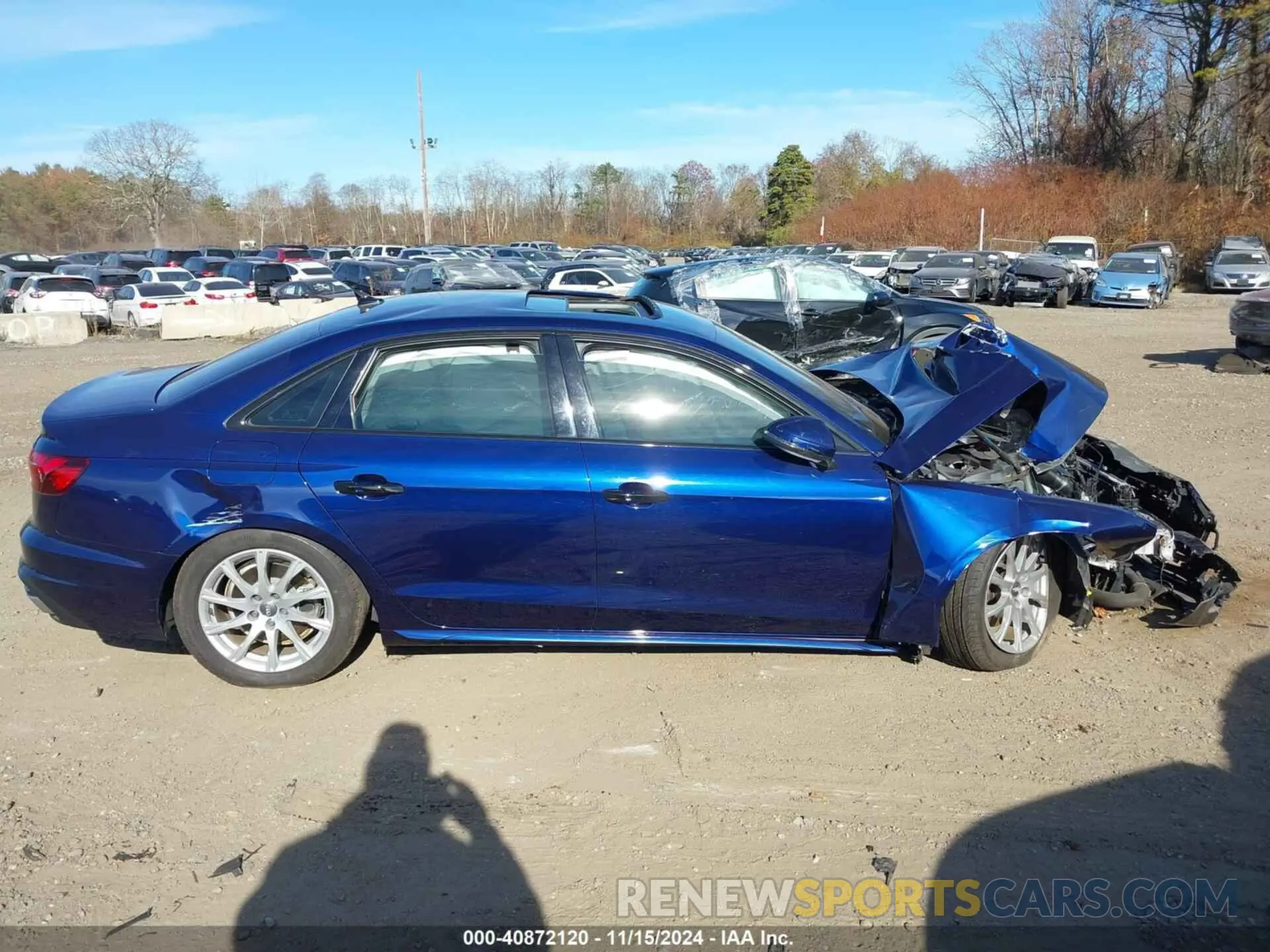 13 Фотография поврежденного автомобиля WAUABAF48MN006214 AUDI A4 2021