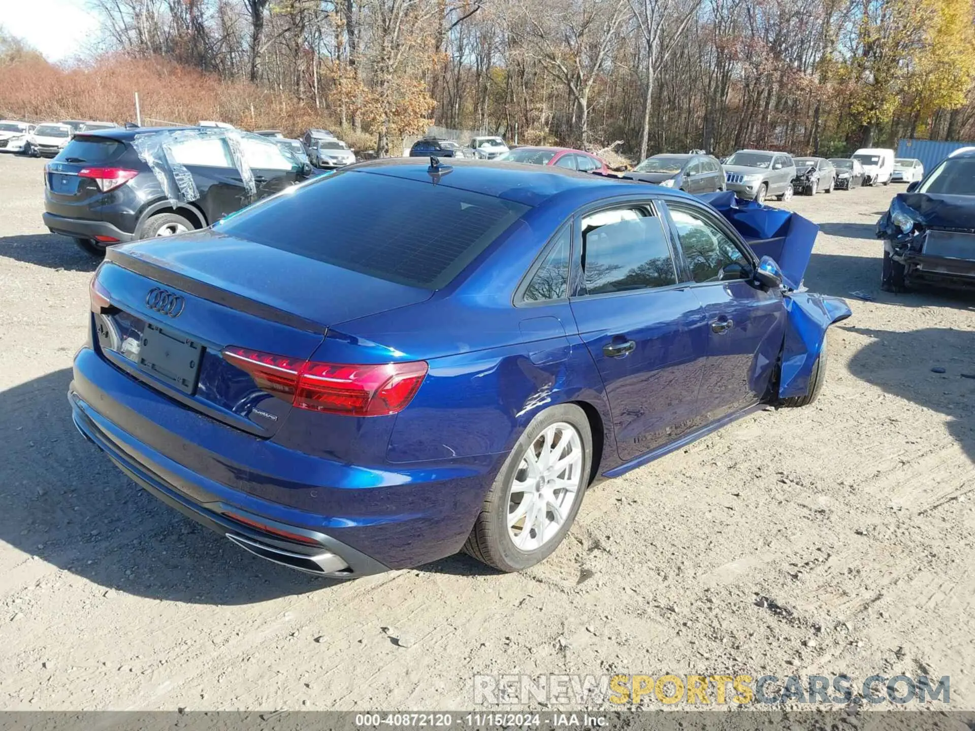 4 Фотография поврежденного автомобиля WAUABAF48MN006214 AUDI A4 2021