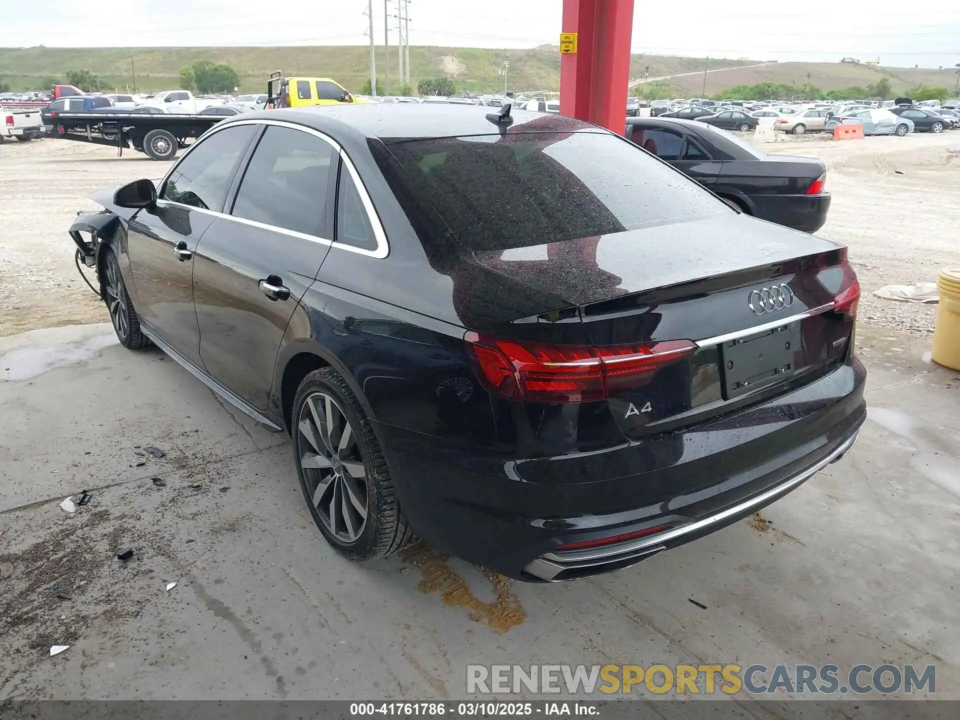 3 Photograph of a damaged car WAUBBAF42MN006438 AUDI A4 2021