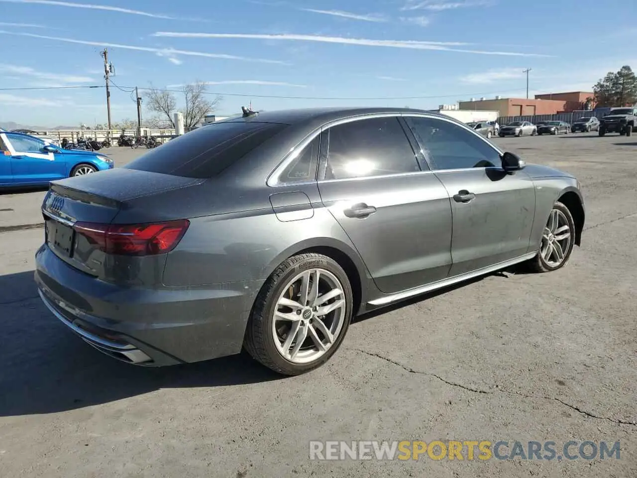 3 Фотография поврежденного автомобиля WAUDAAF40MA026853 AUDI A4 2021