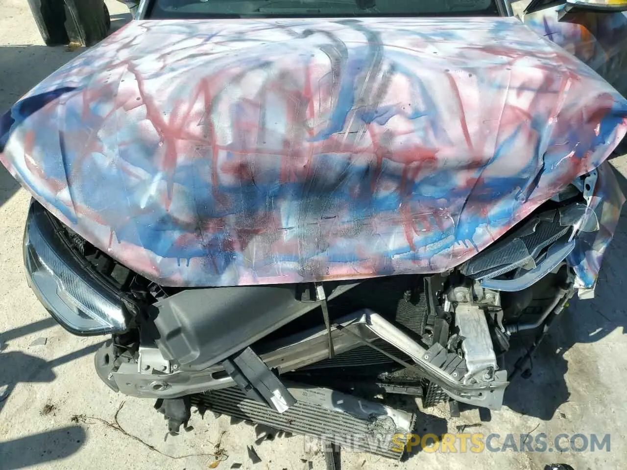 11 Photograph of a damaged car WAUDAAF40MA035343 AUDI A4 2021