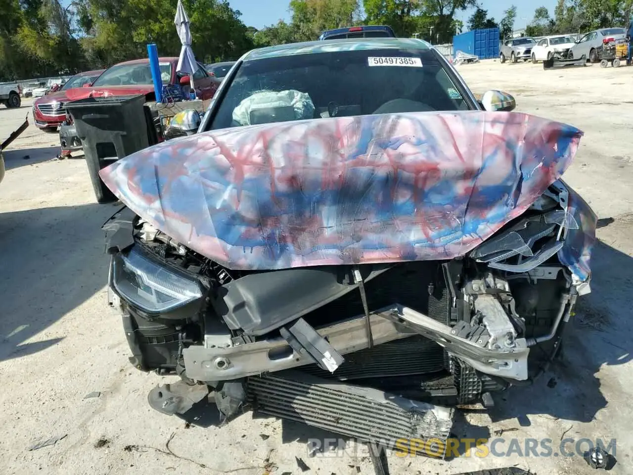 5 Photograph of a damaged car WAUDAAF40MA035343 AUDI A4 2021