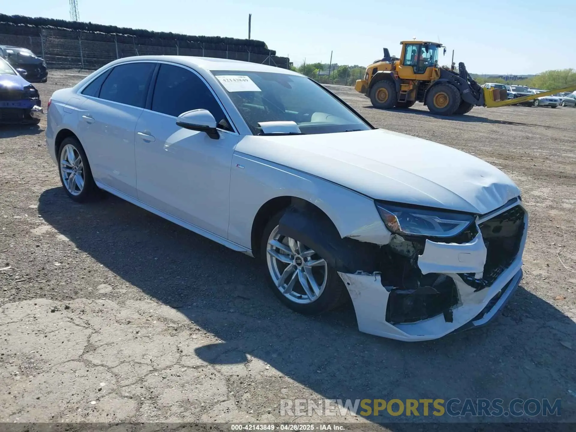 1 Photograph of a damaged car WAUDAAF46MN007457 AUDI A4 2021