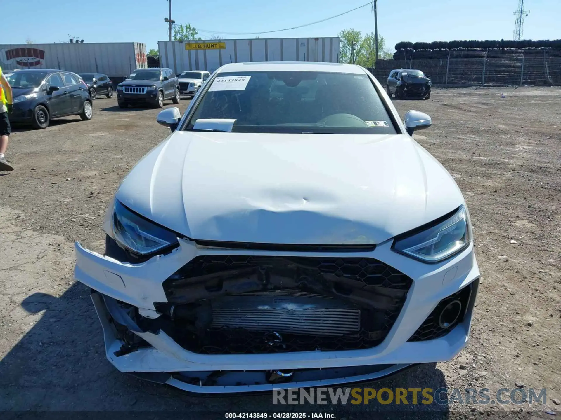 11 Photograph of a damaged car WAUDAAF46MN007457 AUDI A4 2021