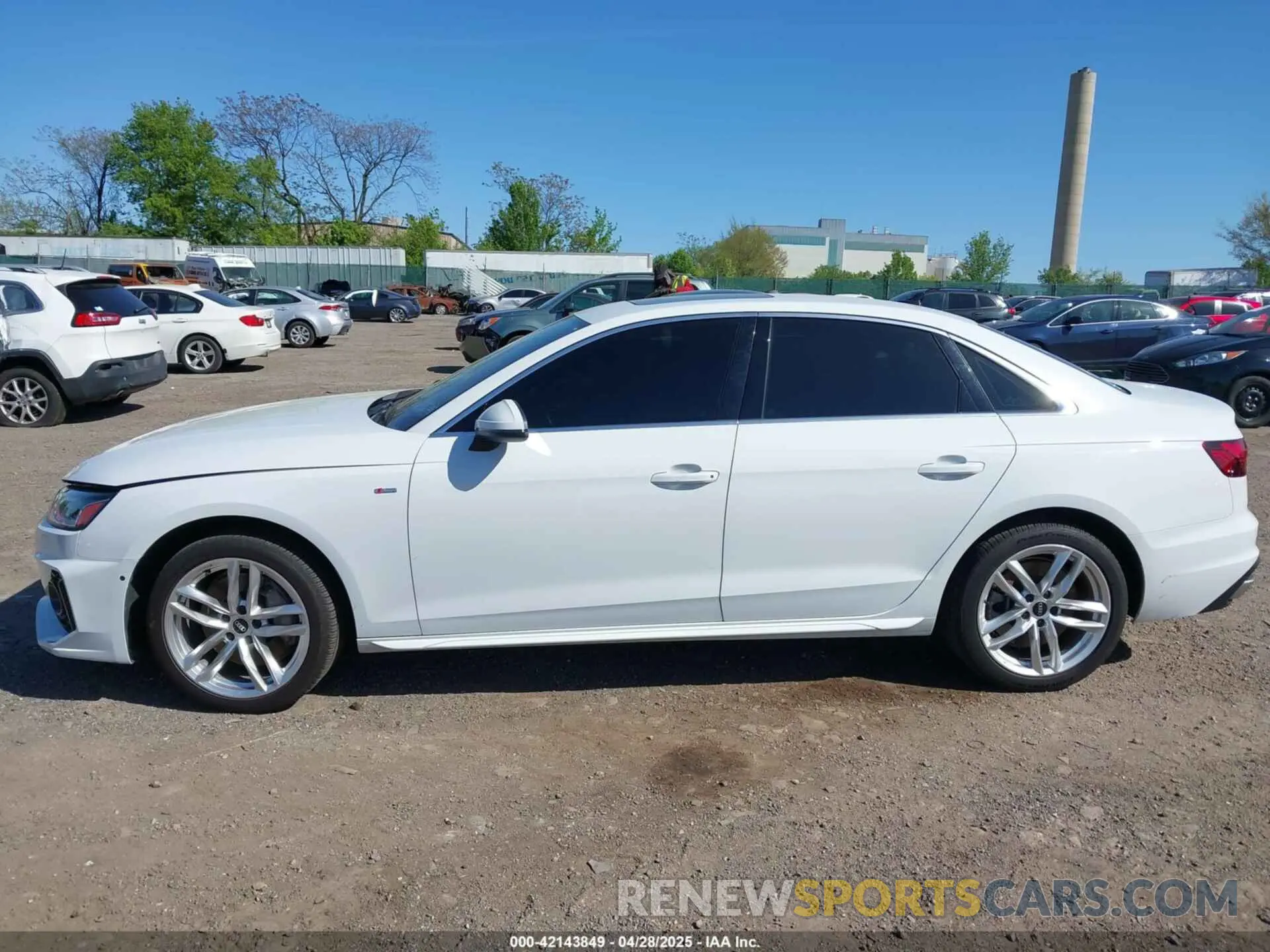 13 Photograph of a damaged car WAUDAAF46MN007457 AUDI A4 2021