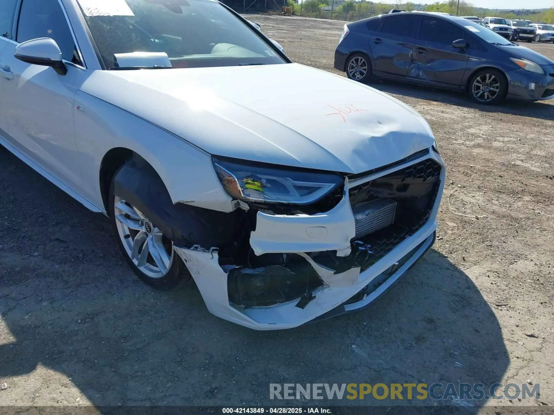 6 Photograph of a damaged car WAUDAAF46MN007457 AUDI A4 2021