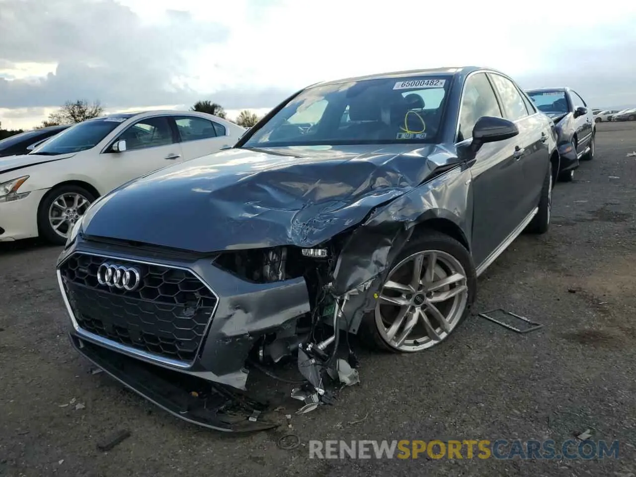 2 Фотография поврежденного автомобиля WAUDAAF49MA054473 AUDI A4 2021