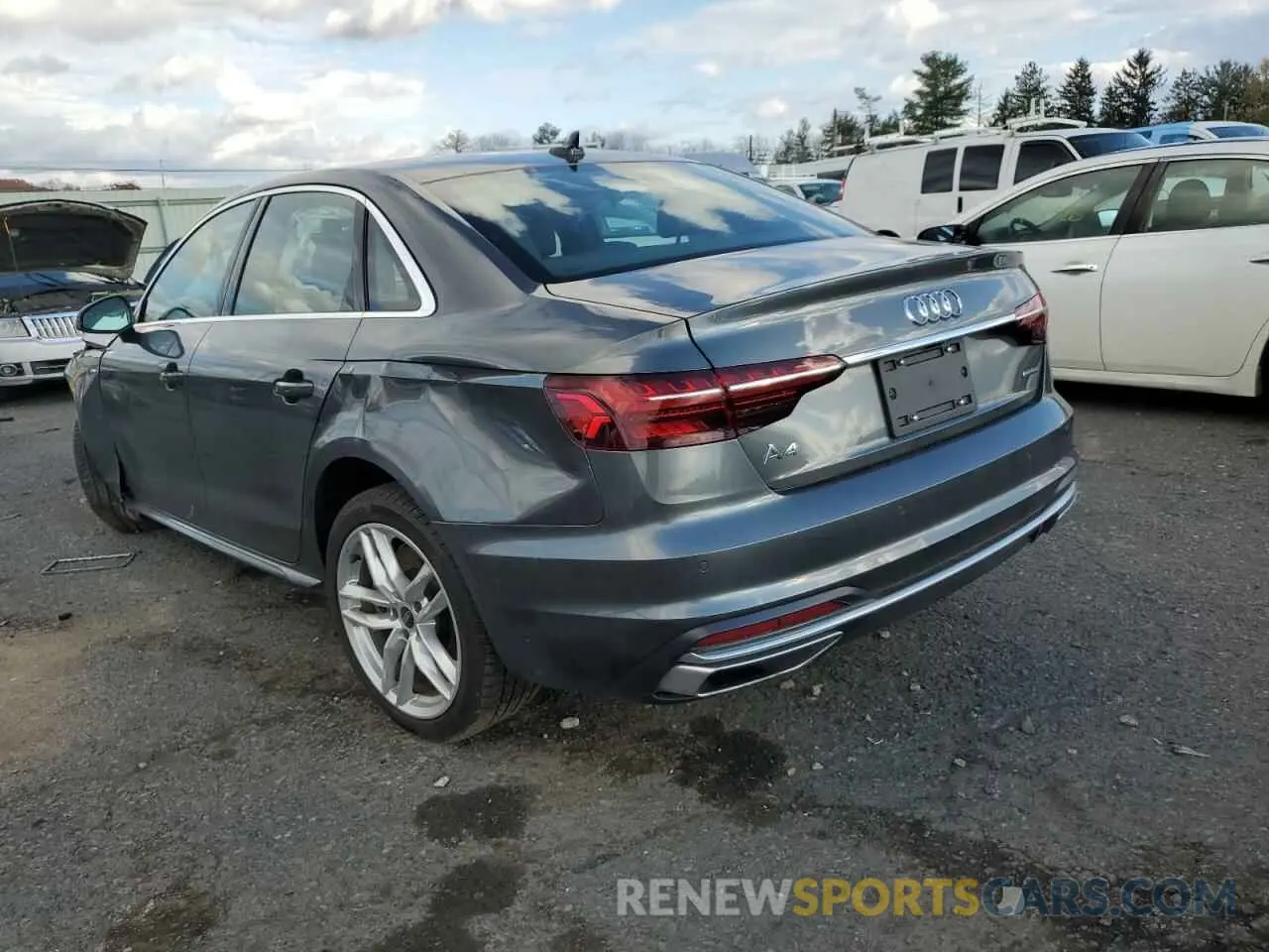 3 Фотография поврежденного автомобиля WAUDAAF49MA054473 AUDI A4 2021