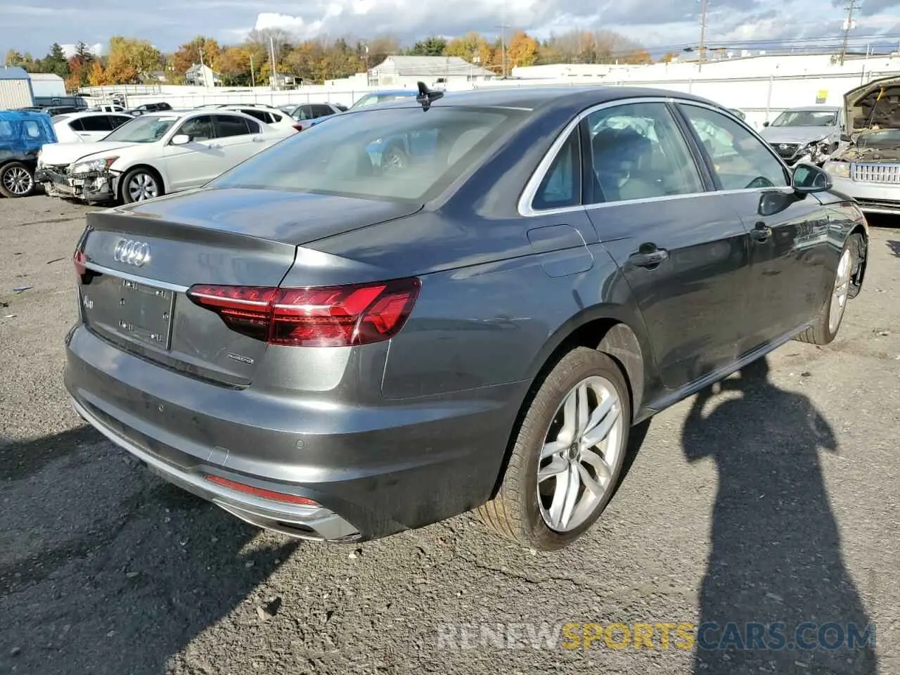 4 Фотография поврежденного автомобиля WAUDAAF49MA054473 AUDI A4 2021
