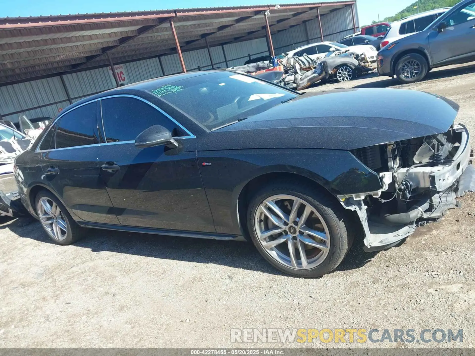 14 Фотография поврежденного автомобиля WAUEAAF40MA075183 AUDI A4 2021
