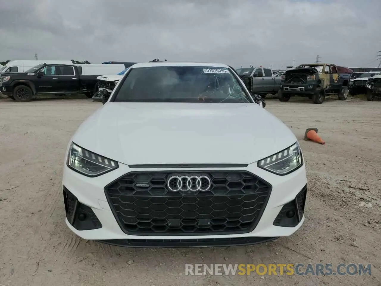 5 Photograph of a damaged car WAUEAAF42MA016796 AUDI A4 2021