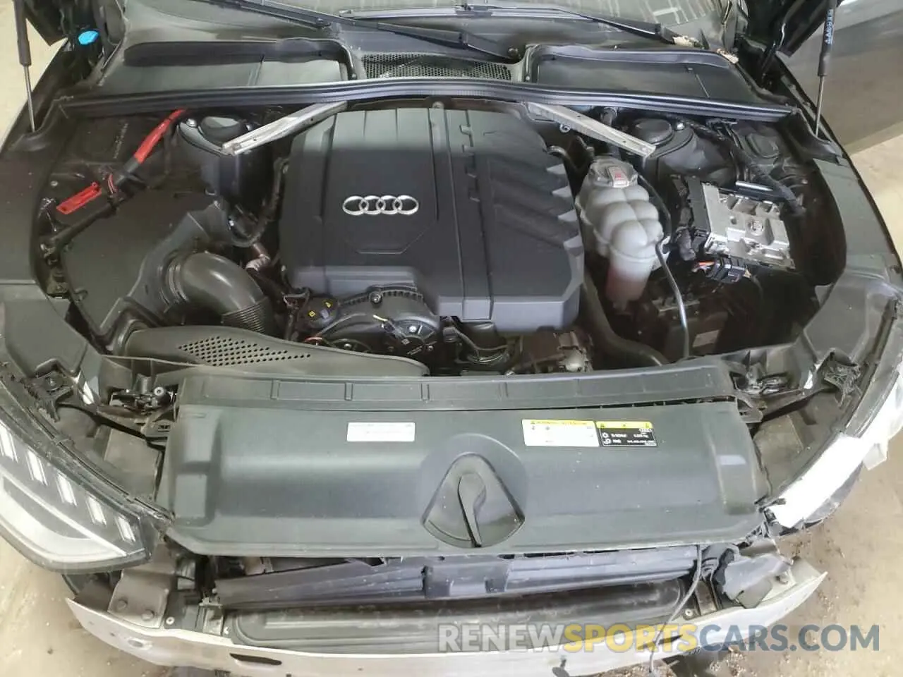 11 Фотография поврежденного автомобиля WAUEAAF42MA079297 AUDI A4 2021