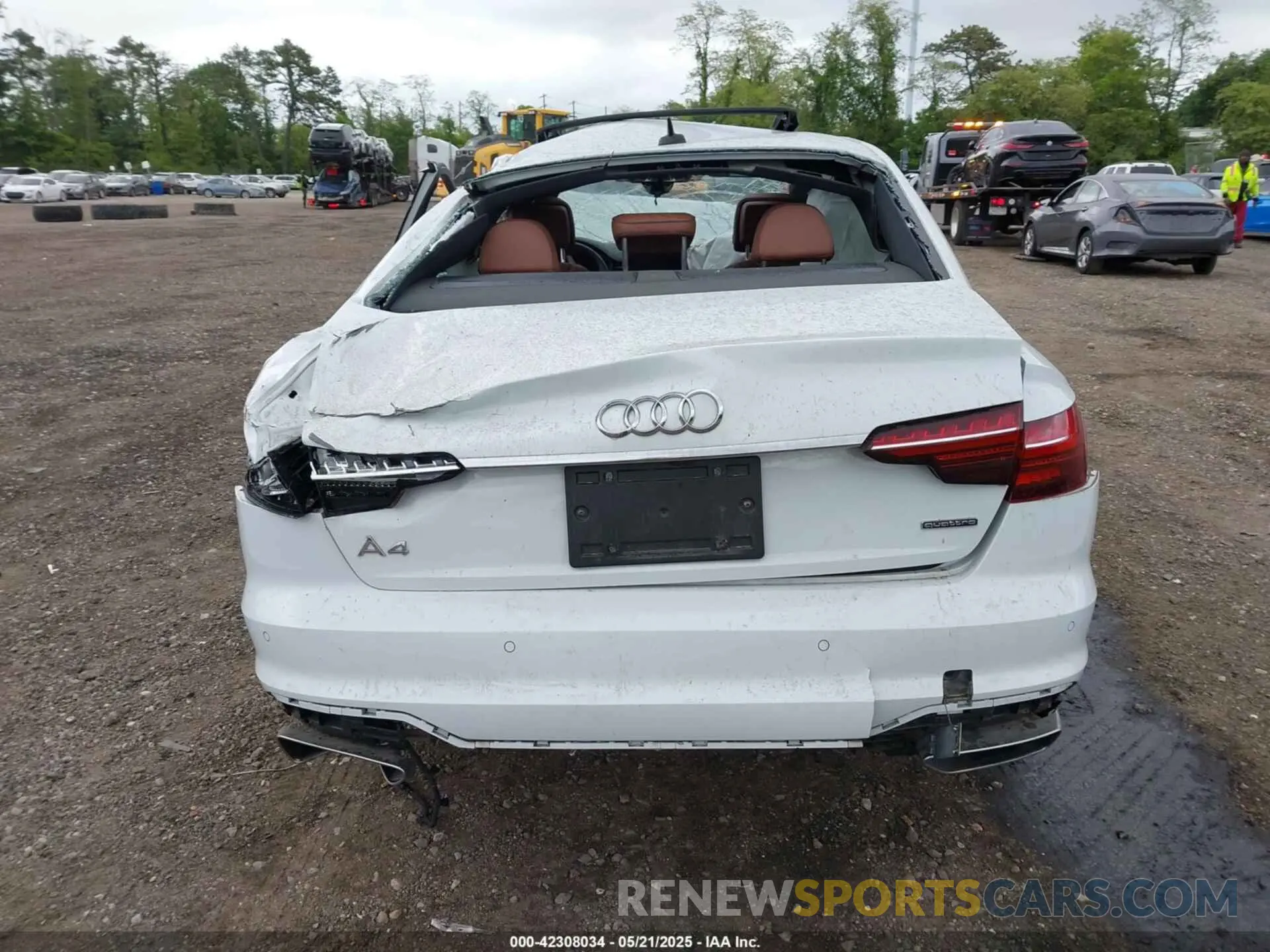 16 Photograph of a damaged car WAUEAAF42MA086122 AUDI A4 2021