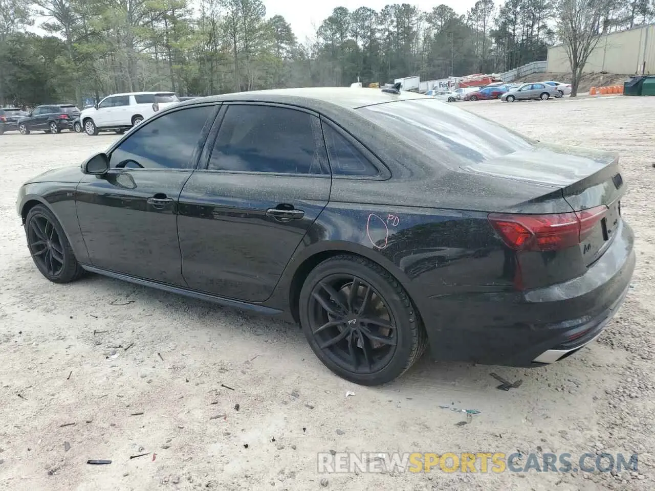 2 Photograph of a damaged car WAUEAAF43MN002480 AUDI A4 2021
