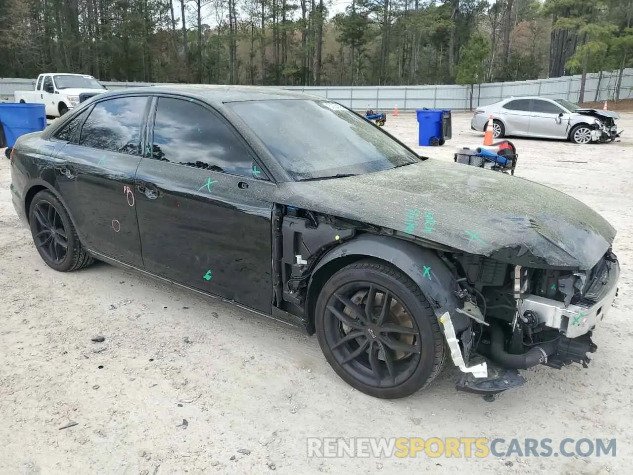 4 Photograph of a damaged car WAUEAAF43MN002480 AUDI A4 2021