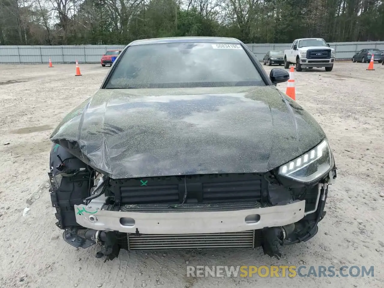 5 Photograph of a damaged car WAUEAAF43MN002480 AUDI A4 2021