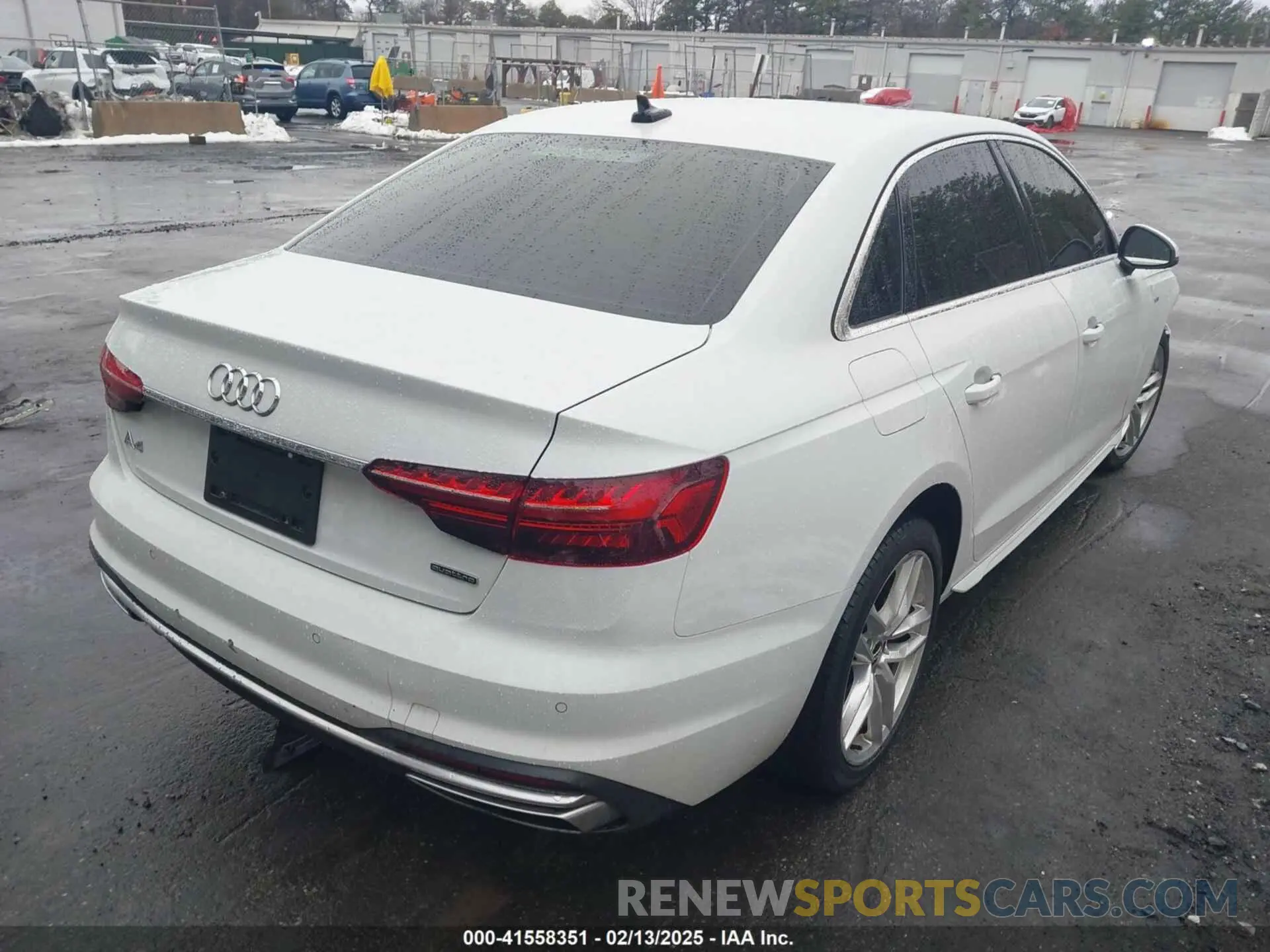 4 Фотография поврежденного автомобиля WAUEAAF48MA014602 AUDI A4 2021