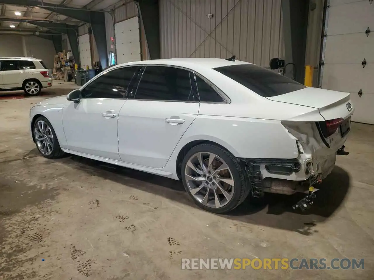 2 Photograph of a damaged car WAUEAAF49MA016195 AUDI A4 2021